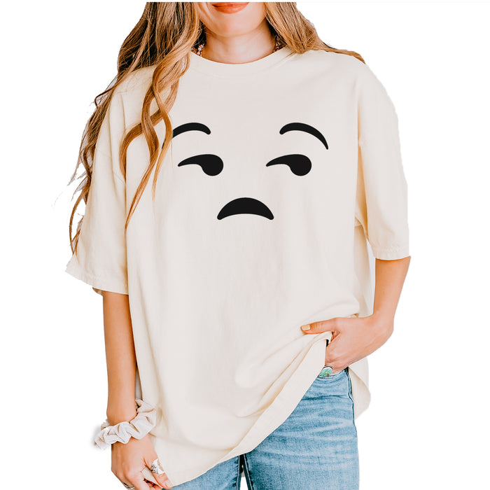 Emoticon Whatever Smile Face Vintage Soft Unisex T-shirt