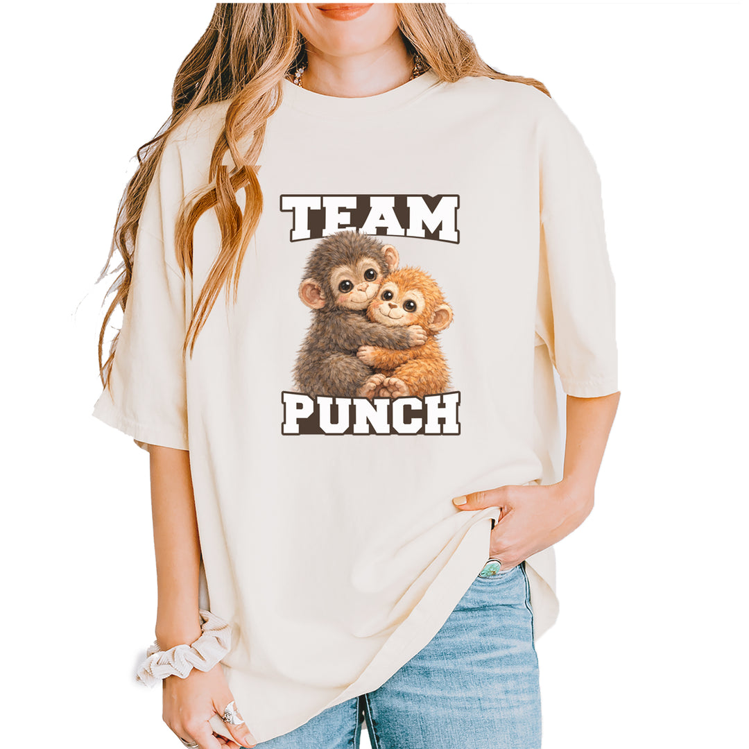 Team Punch Panchi-kun Monkey Vintage Soft Unisex T-shirt Ivory