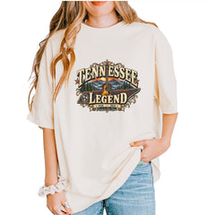 Tennessee Legend Country Music Dolly Vintage Soft Unisex T-shirt Ivory