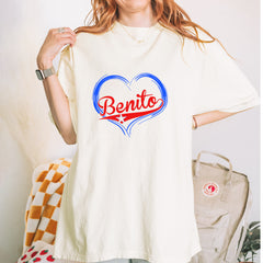 Benito Heart Puerto Rico Vintage Soft Unisex T-shirt 