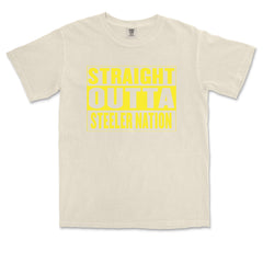 Straight Outta Steeler Nation Football  Vintage Soft Unisex T-shirt 
