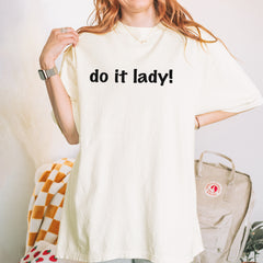 Do It Lady Viral Meme Vintage Soft Unisex T-shirt 