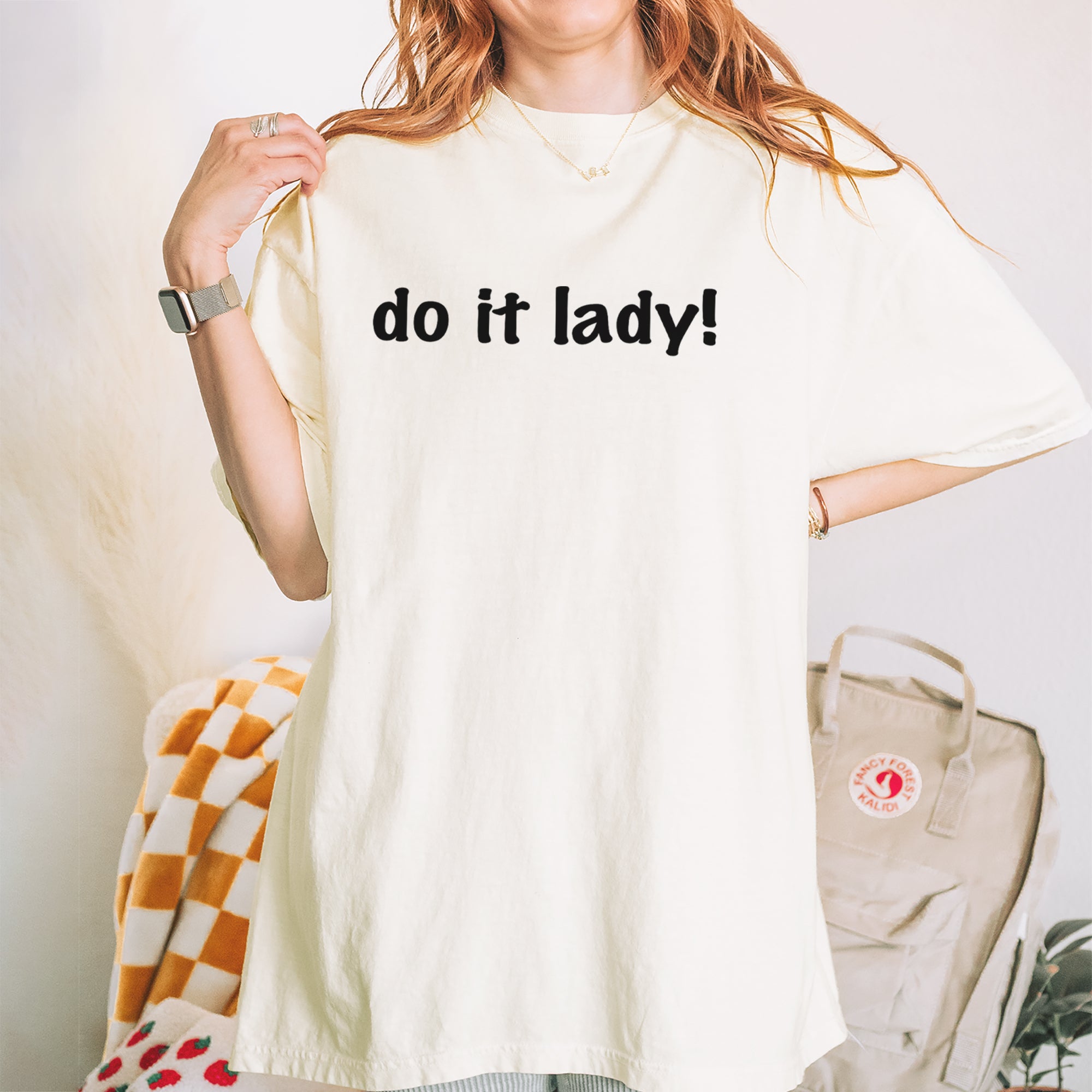 Do It Lady Viral Meme Vintage Soft Unisex T-shirt 