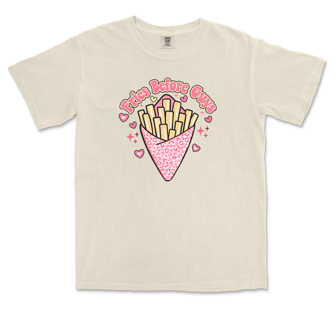 Fries Before Guys Vintage Soft Unisex T-shirt 