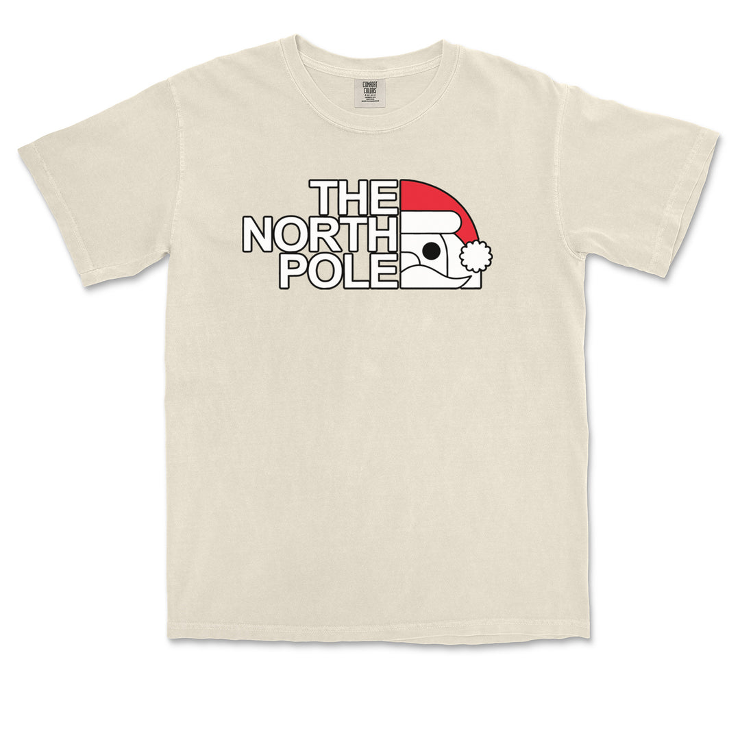 The North Pole Santa Face Vintage Soft Unisex T-shirt 