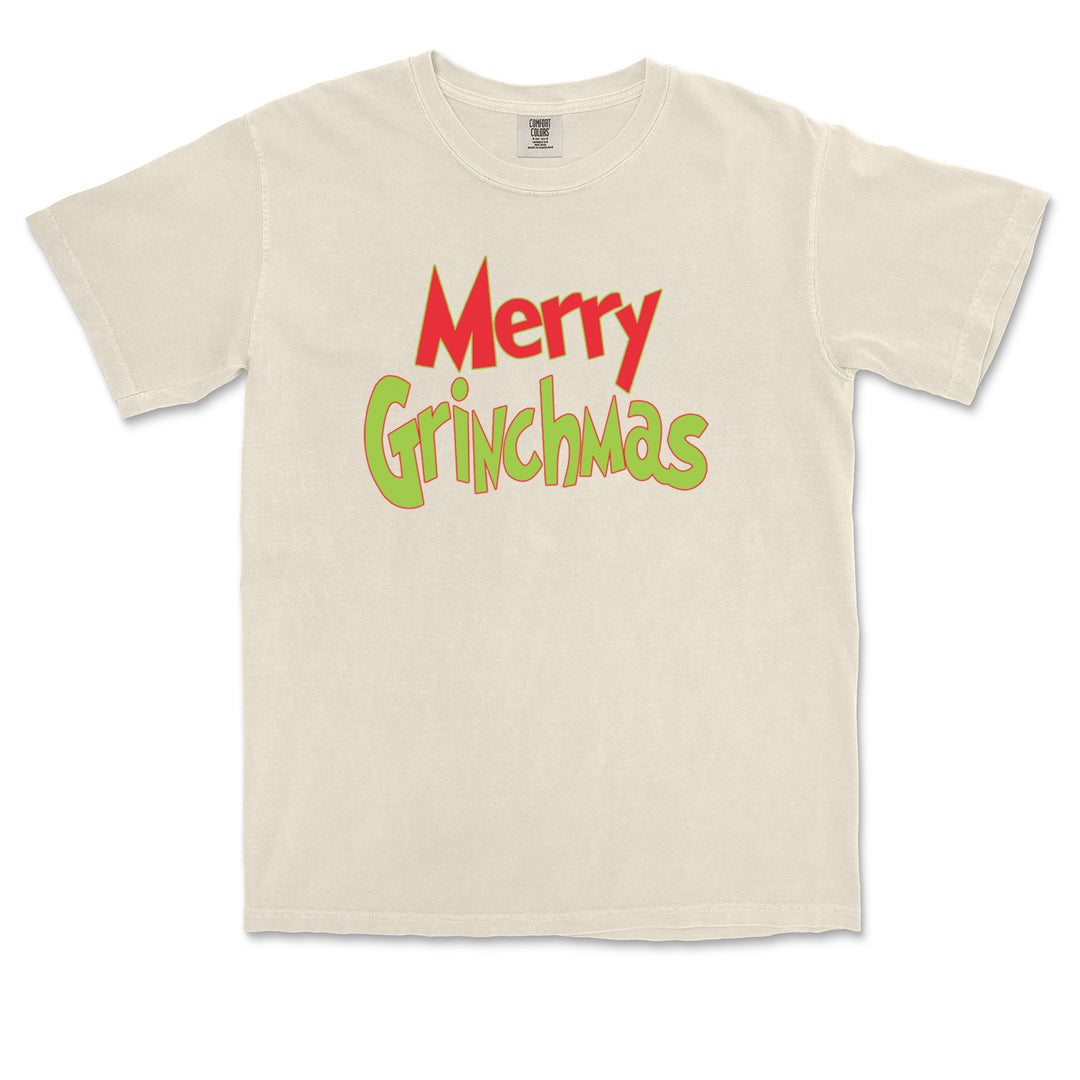 Merry Grinchmas Jolly Merry Christmas Vintage Soft Unisex T-shirt 