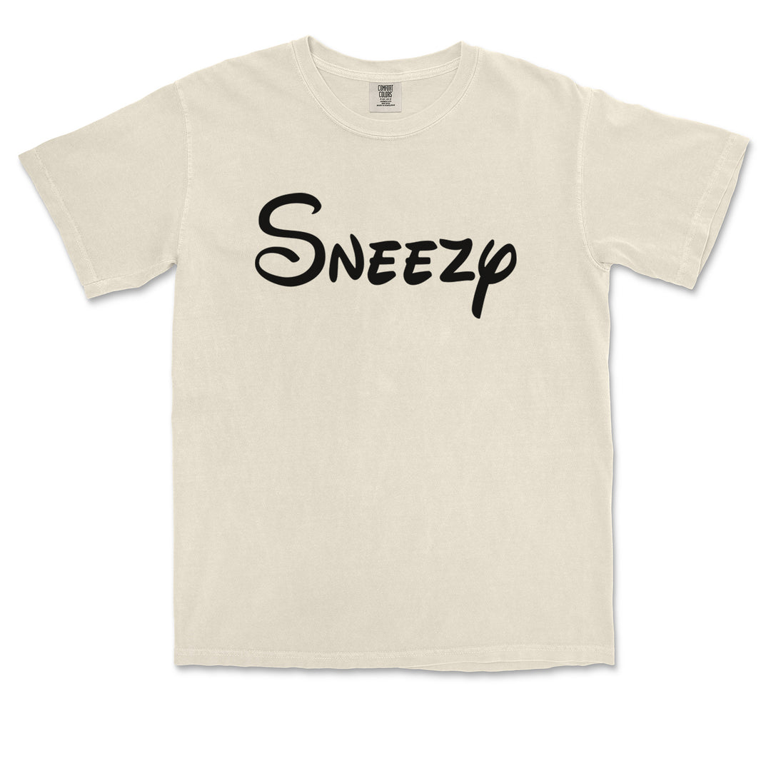 Sneezy - 7 Dwarfs Costume Vintage Soft Unisex T-shirt