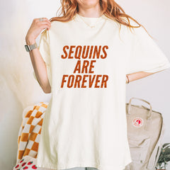 Sequins Are Forever Retro Glam Vintage Soft Unisex T-shirt 