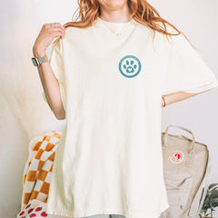TLC To Love a Canine Dog Rescue Teal Vintage Soft Unisex T-shirt 