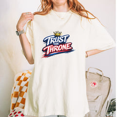 Trust The Throne Crown Philly Hoops Vintage Soft Unisex T-shirt 