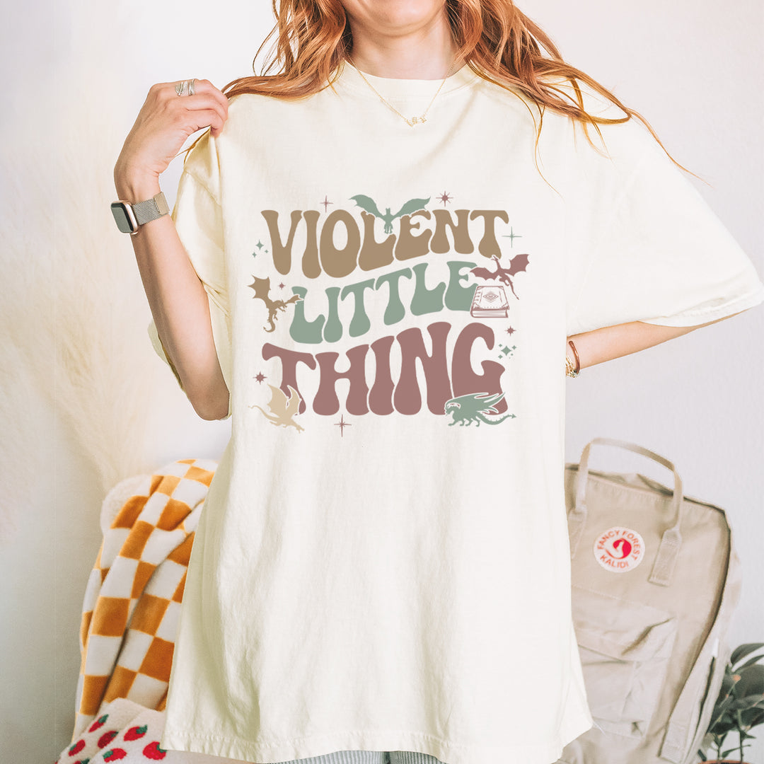 Violent Little Thing Dragon Vintage Soft Unisex T-shirt 