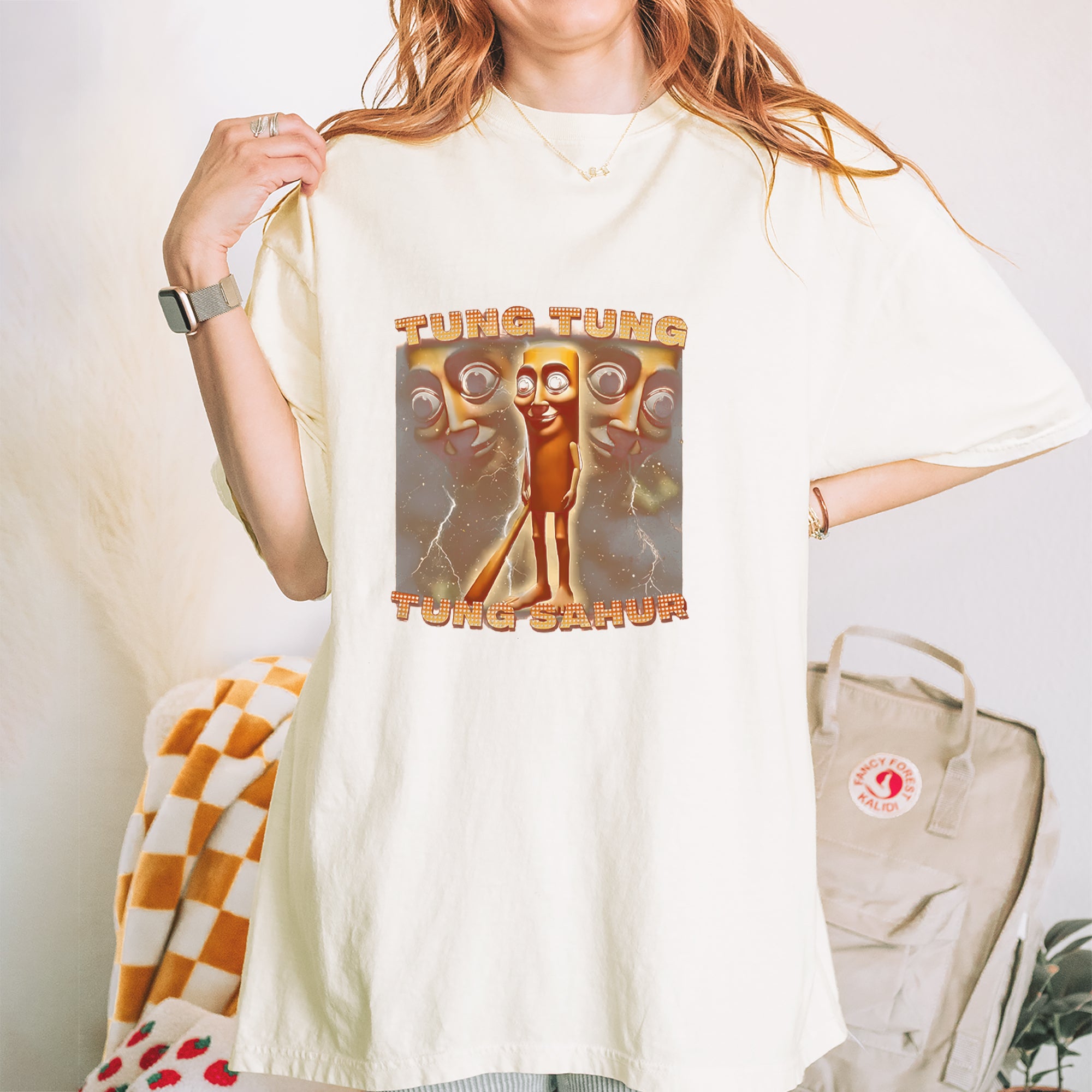 Tung Tung Tung Sahur Enforcer Vintage Soft Unisex T-shirt 