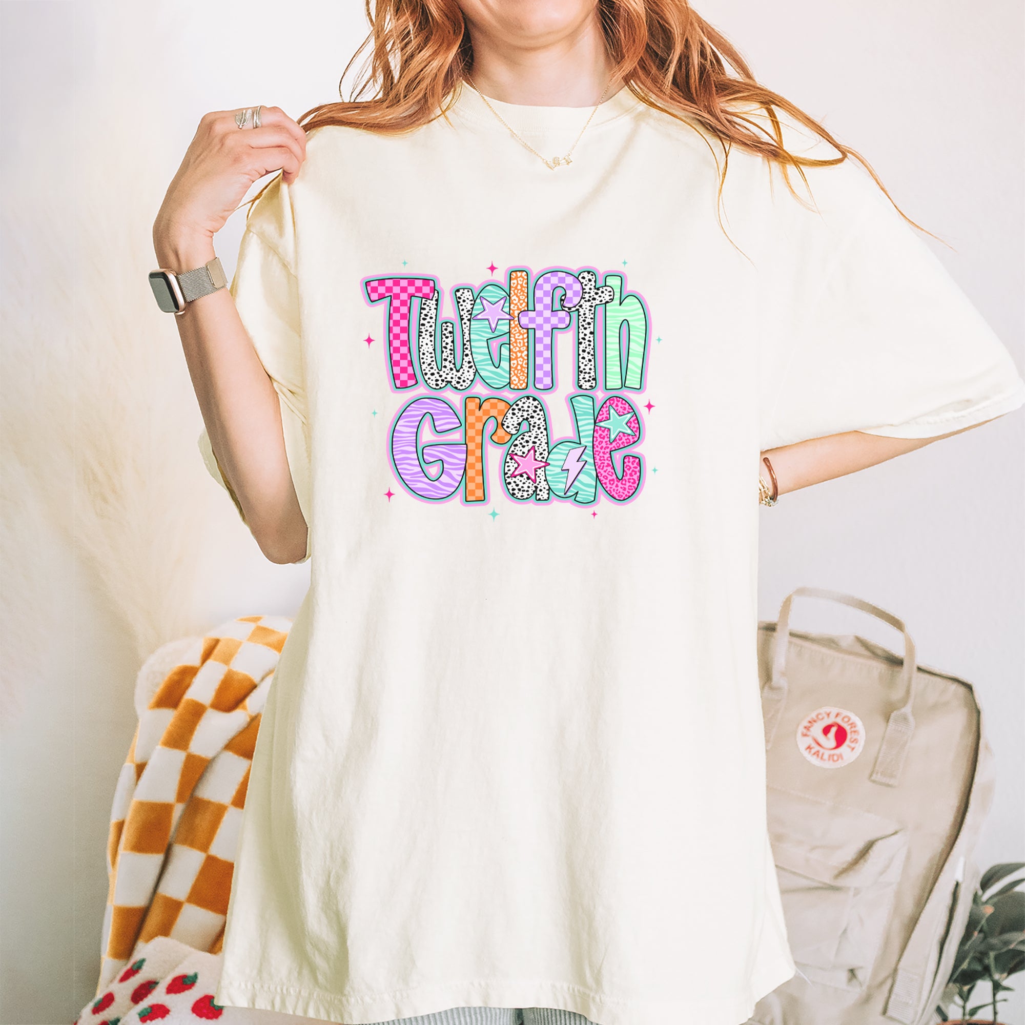 Senior Year Colorful Back to School Vintage Soft Unisex T-shirt 