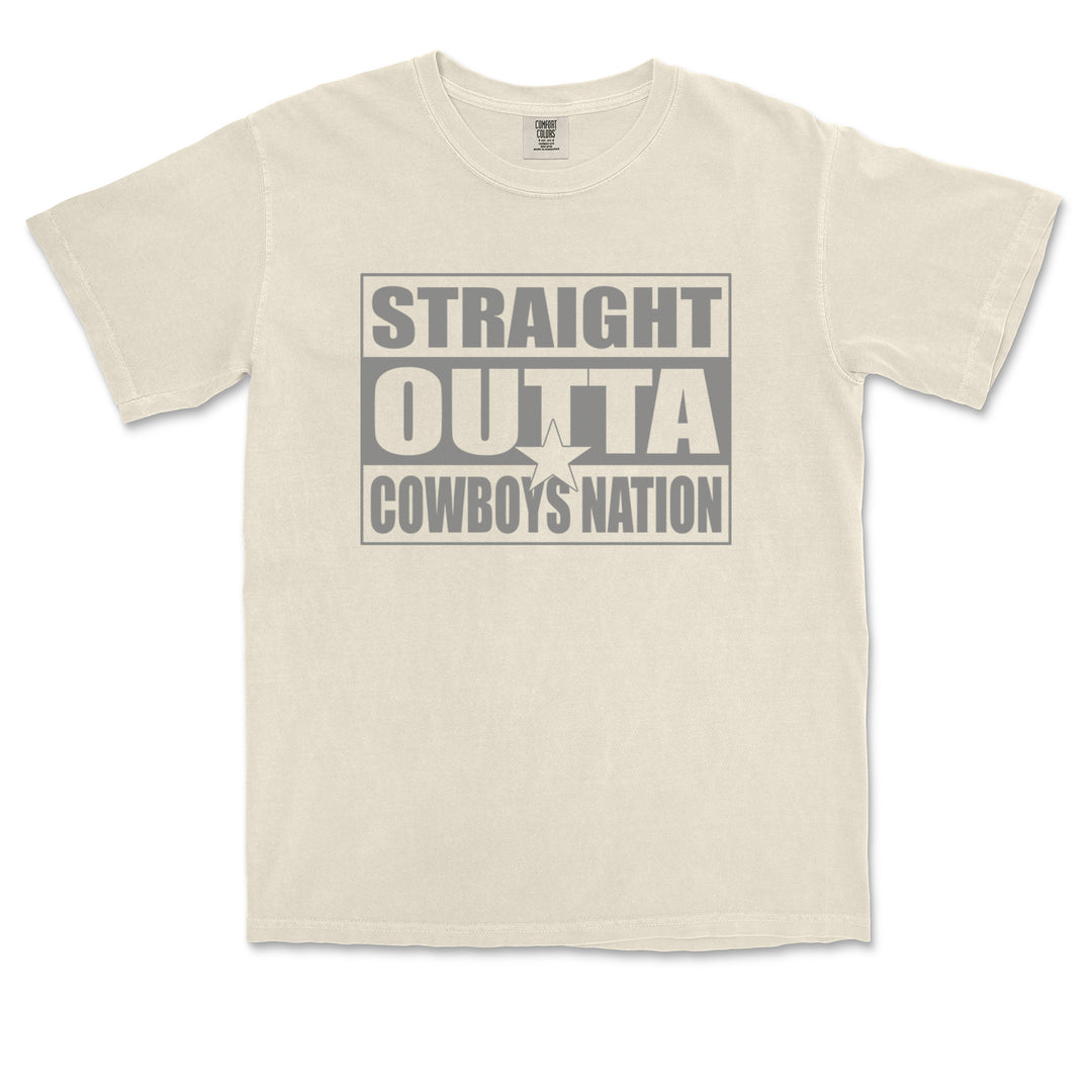 Straight Outta Cowboys Nation   Vintage Soft Unisex T-shirt 