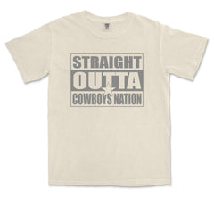 Straight Outta Cowboys Nation   Vintage Soft Unisex T-shirt 