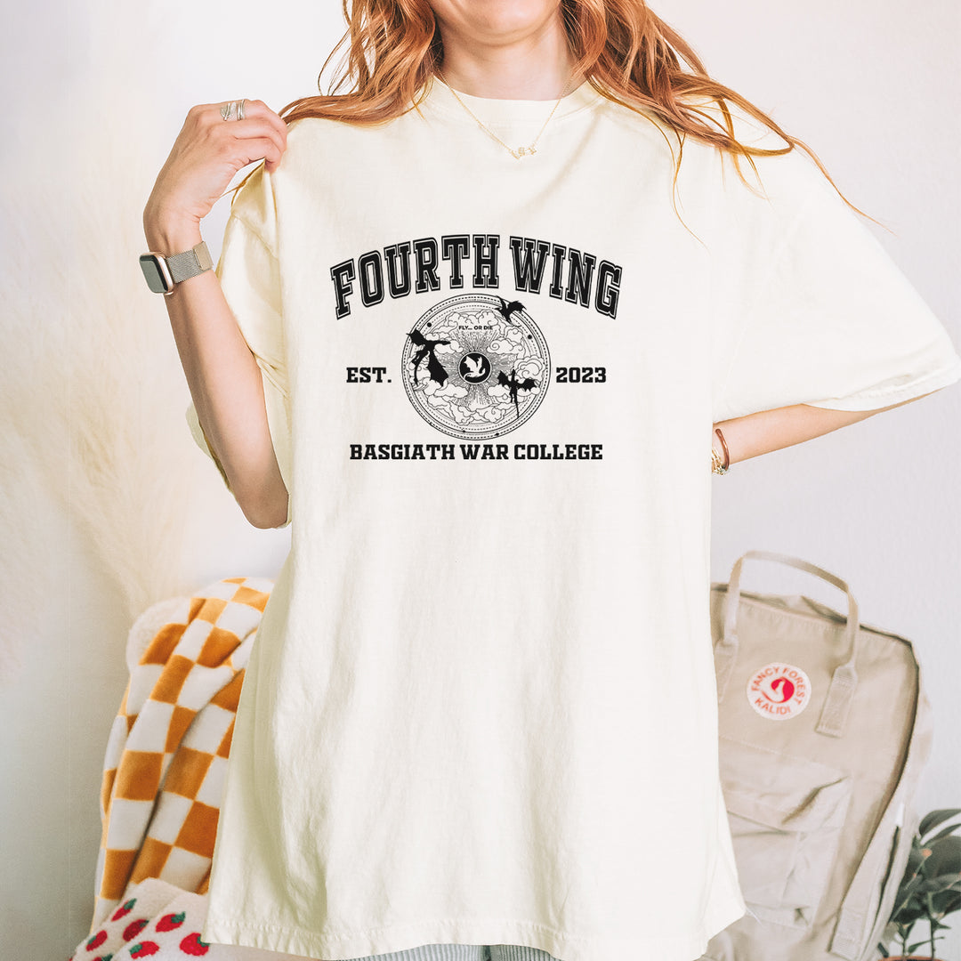 Fourth Wing Basgiath War College Vintage Soft Unisex T-shirt