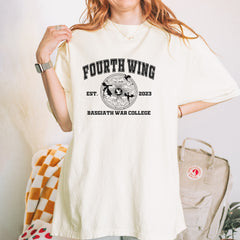 Fourth Wing Basgiath War College Vintage Soft Unisex T-shirt