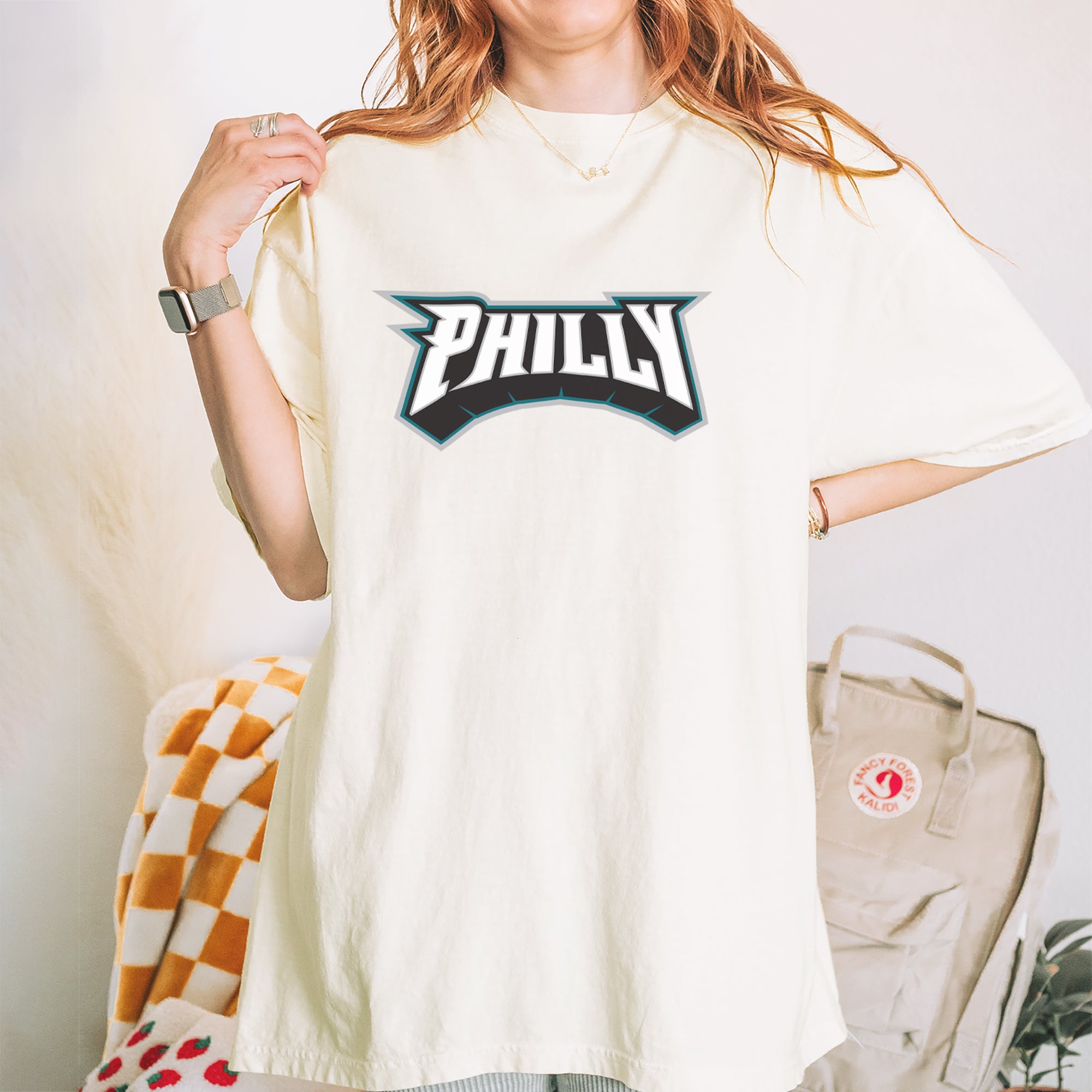 Philly Bold Block Throwback Vintage Soft Unisex T-shirt 