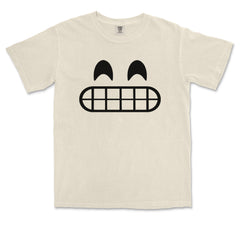 Emoticon Grinning Smile Face Vintage Soft Unisex T-shirt