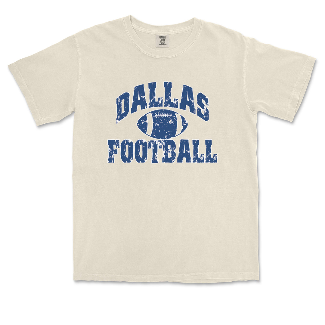 Dallas Distressed Football Vintage Soft Unisex T-shirt 