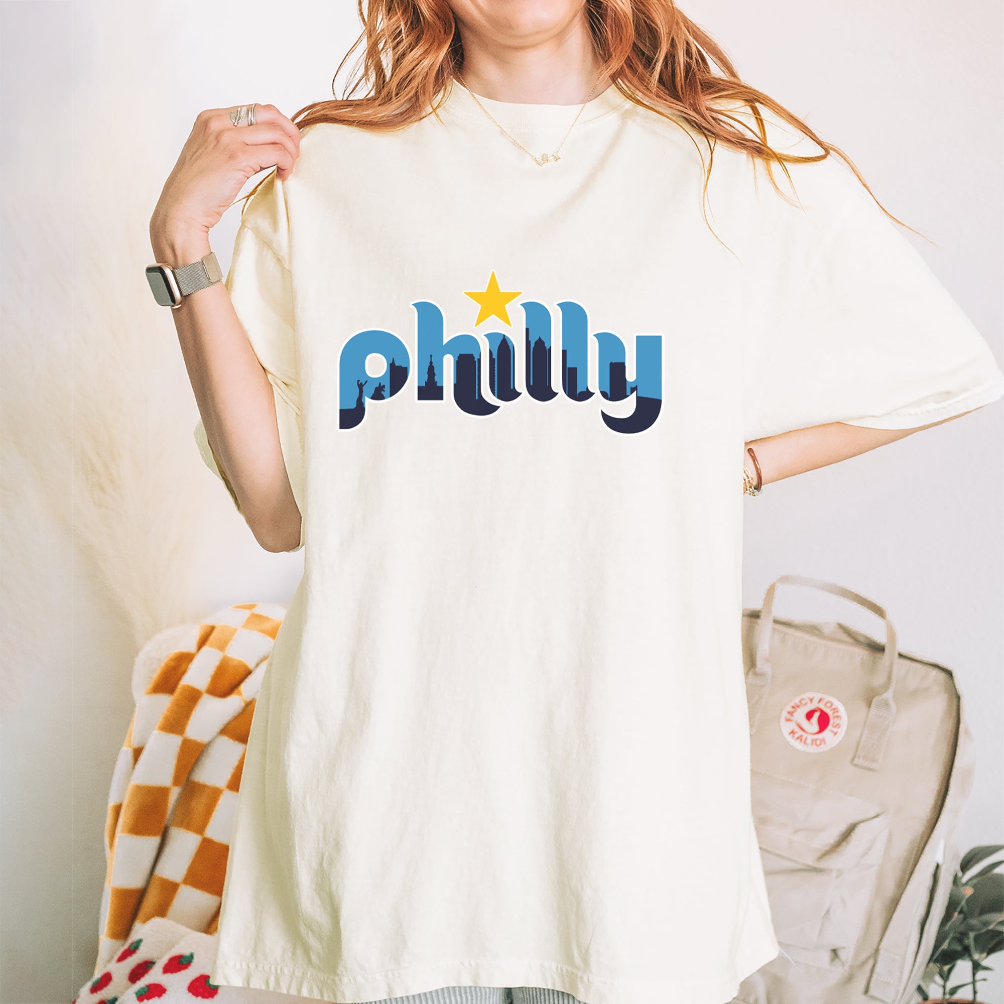 Skyline Philly Philadelphia Vintage Soft Unisex T-shirt 