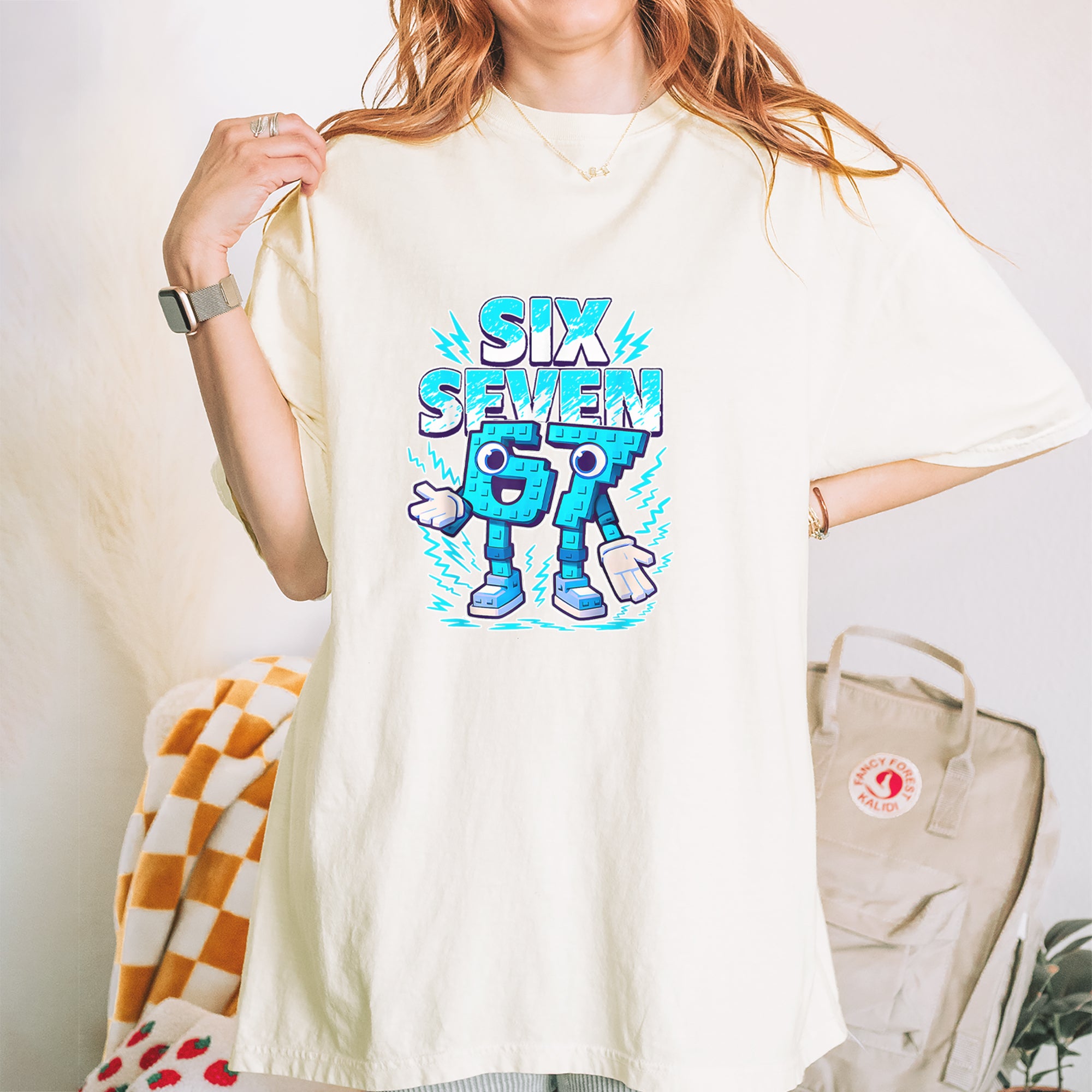 67 Brainrot Meme Slang Vintage Soft Unisex T-shirt 