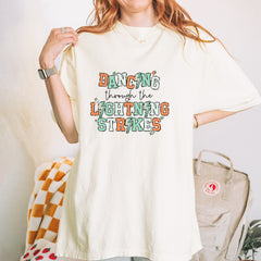 Dancing Through The Lightning Strikes Vintage Soft Unisex T-shirt 