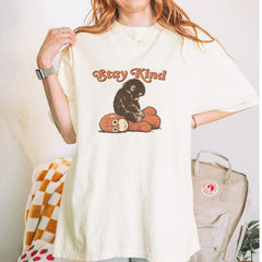 Punch Stay Kind Macaque Vintage Soft Unisex T-shirt 