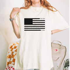 Redacted American Flag Vintage Soft Unisex T-shirt 