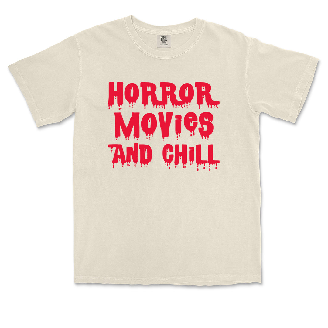 Horror Movies and Chill Vintage Soft Unisex T-shirt 