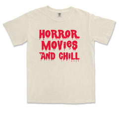 Horror Movies and Chill Vintage Soft Unisex T-shirt 