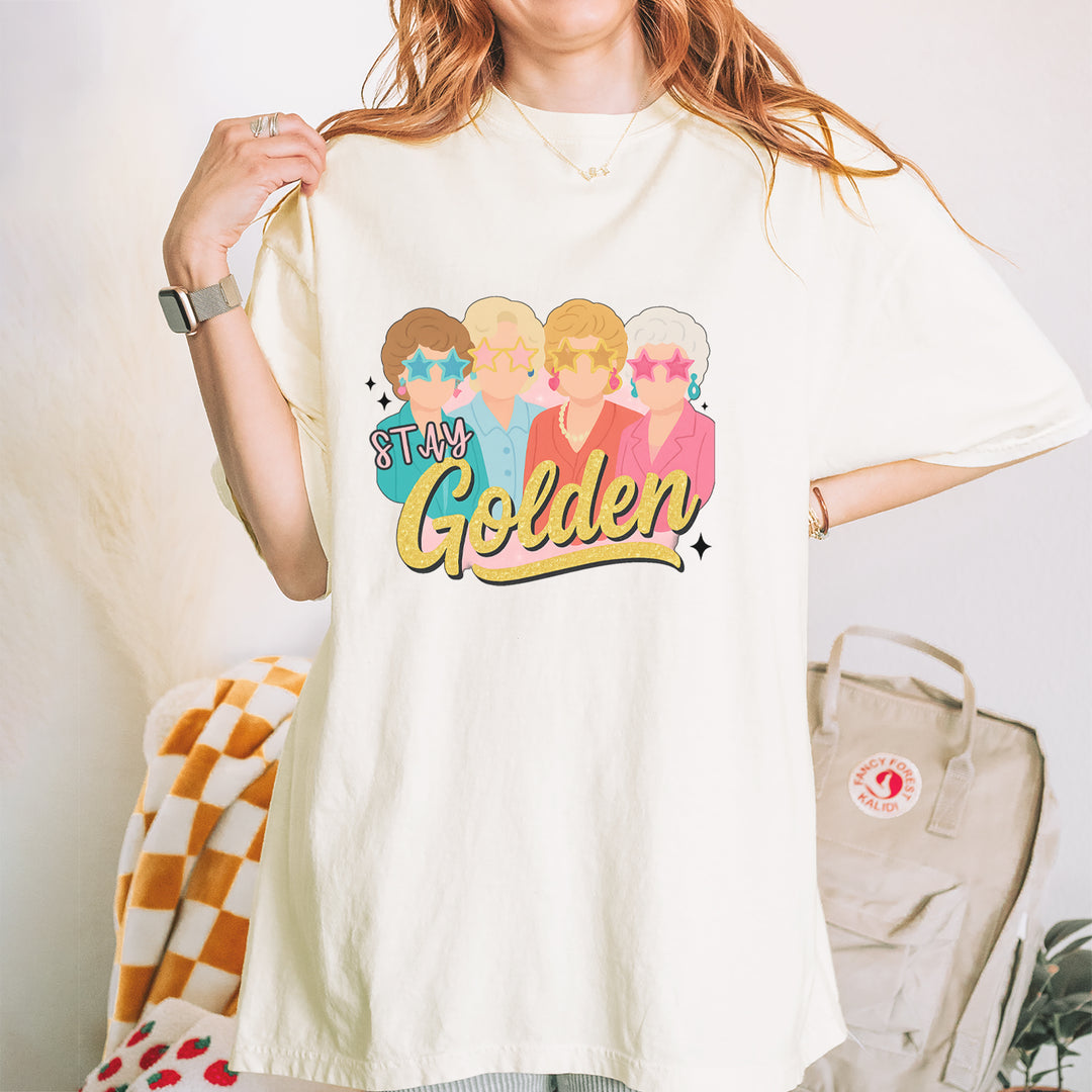 Stay Golden Girls Retro Vintage Soft Unisex T-shirt 