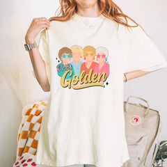 Stay Golden Girls Retro Vintage Soft Unisex T-shirt 