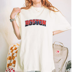 Boston City Pride Skyline Vintage Soft Unisex T-shirt 