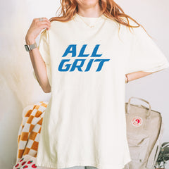 All Grit Detroit Football Vintage Soft Unisex T-shirt 