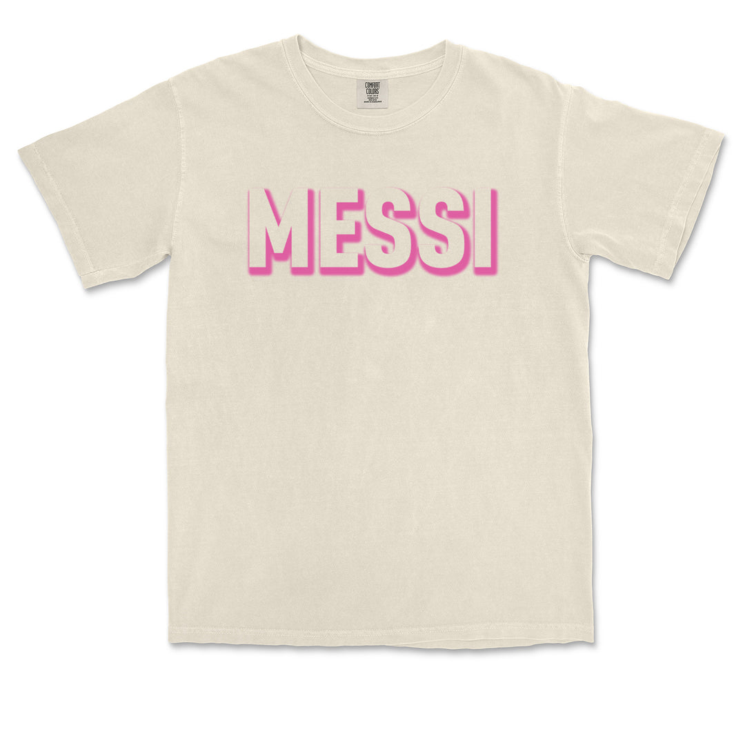 Messi OUTLINE Miami Futbol Vintage Soft Unisex T-shirt 