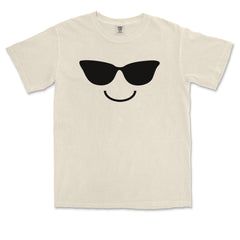 Emoticon Sunglasses Smile Face Vintage Soft Unisex T-shirt