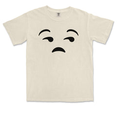 Emoticon Whatever Smile Face graphic on Garment-Dyed Heavyweight Unisex T-Shirt