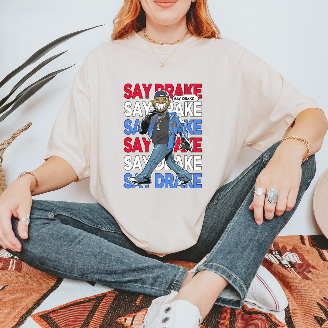 Say Drake Smiling Meme Mustard Vintage Soft Unisex T-shirt 