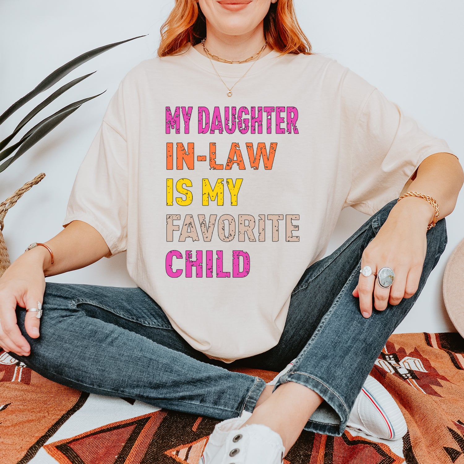 My Daughter In-Law Is My Favorite Child Meme Vintage Soft Unisex T-shirt 