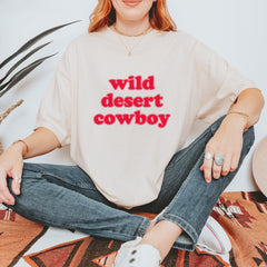 Wild Desert Cowboy Country Vintage Soft Unisex T-shirt 