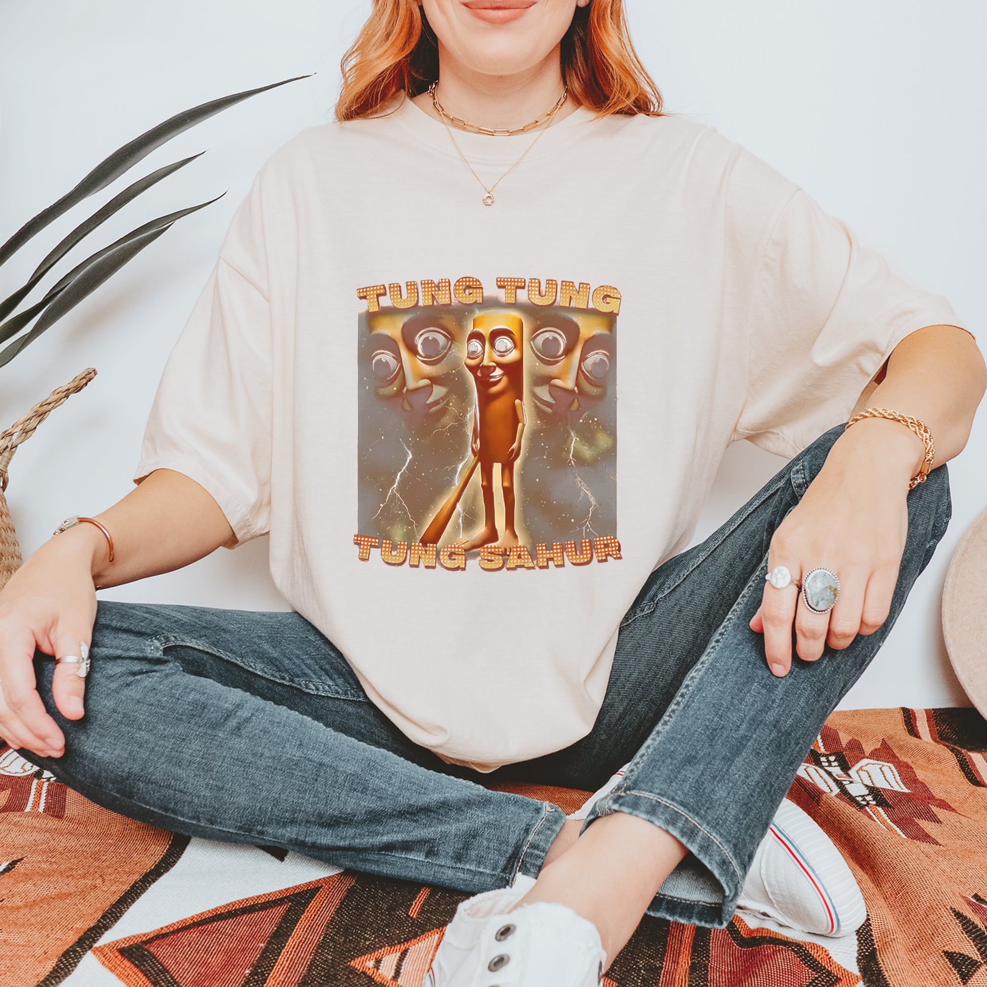 Tung Tung Tung Sahur Enforcer Vintage Soft Unisex T-shirt 