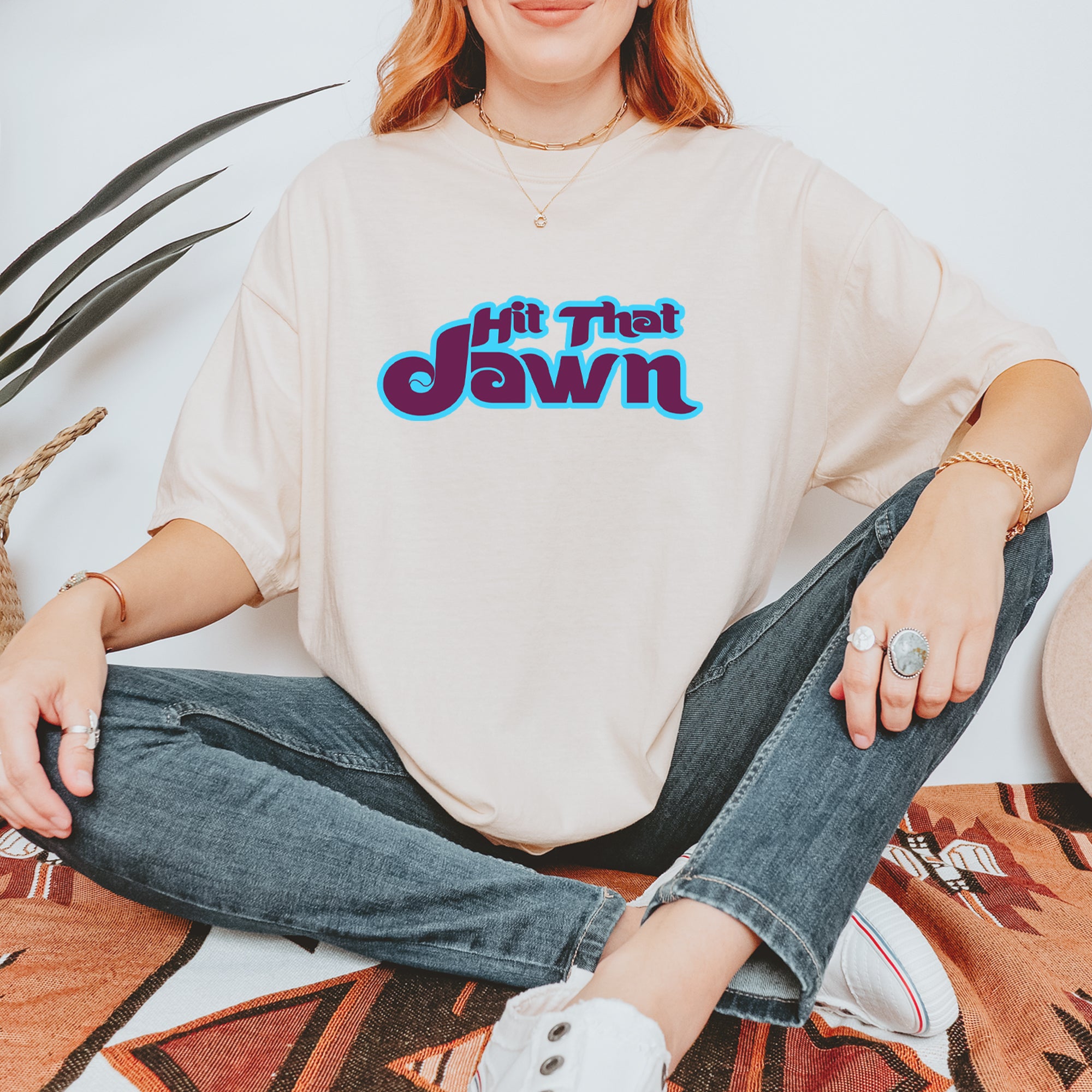 Hit That Jawn Philly Baseball Vintage Soft Unisex T-shirt 