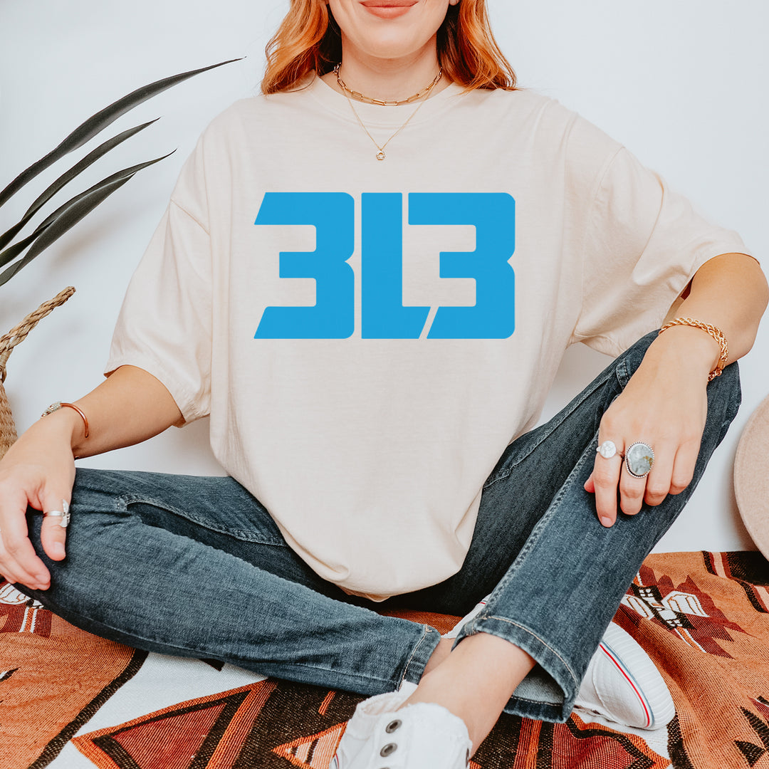 3L3 From The 313 Detroit Football Vintage Soft Unisex T-shirt 