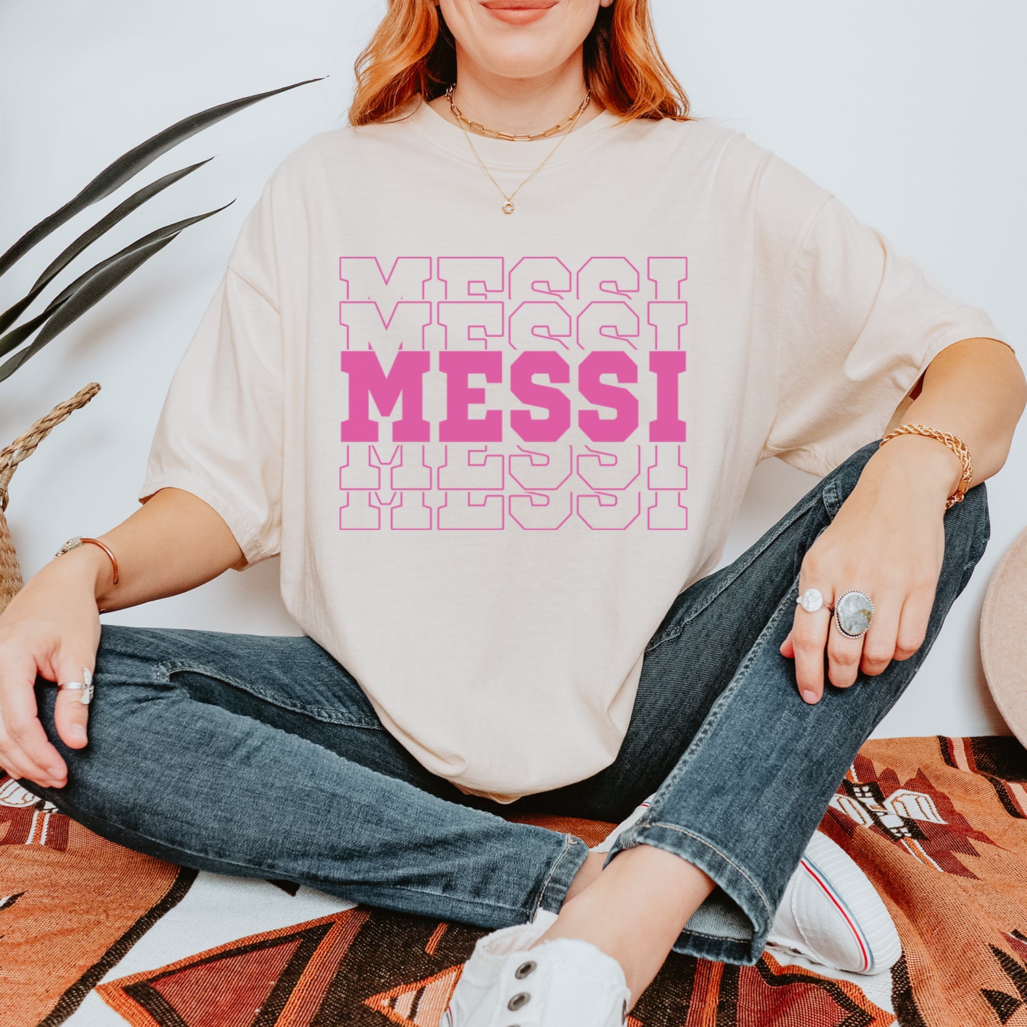 Messi Miami Futbol Vintage Soft Unisex T-shirt 