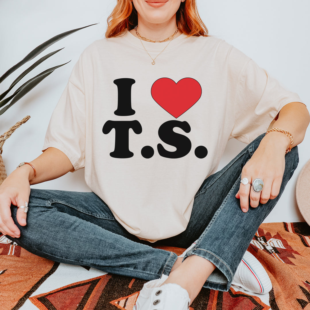 I Heart T.S. Concert Music Lover  Vintage Soft Unisex T-shirt
