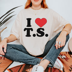 I Heart T.S. Concert Music Lover  Vintage Soft Unisex T-shirt