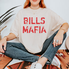 Distressed Bills Mafia Football Vintage Soft Unisex T-shirt 