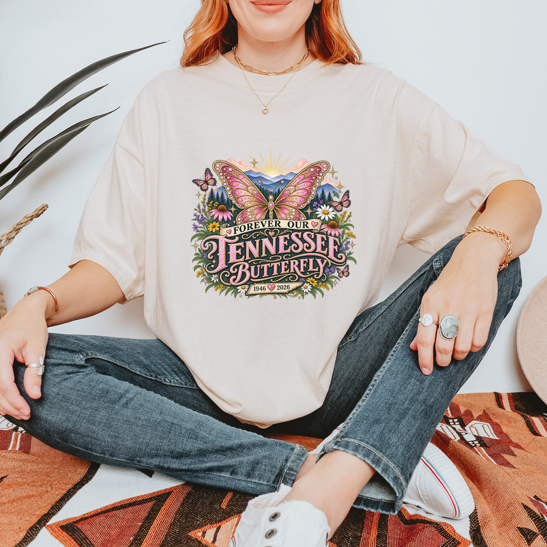 Forever Our Tennessee Butterfly Dolly Vintage Soft Unisex T-shirt 