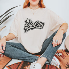 Sin City Vegas Retro Vintage Vintage Soft Unisex T-shirt 